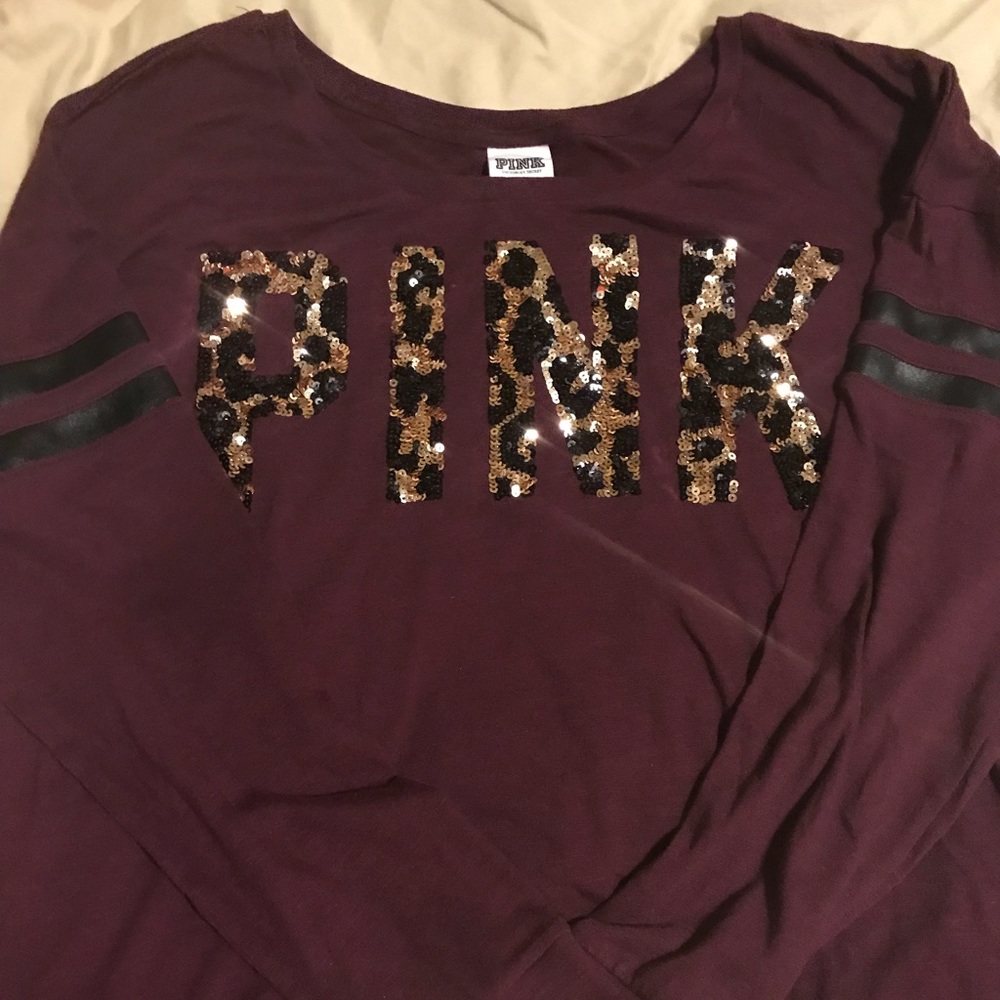 Pink Long Sleeve Bling